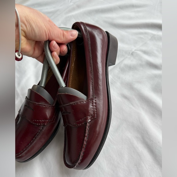 G.H. Bass Willa Penny Loafers Burgundy Leather Classic size 7.5 - Picture 7 of 10